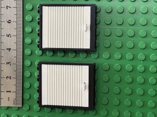 Lego black and white hinged - black,