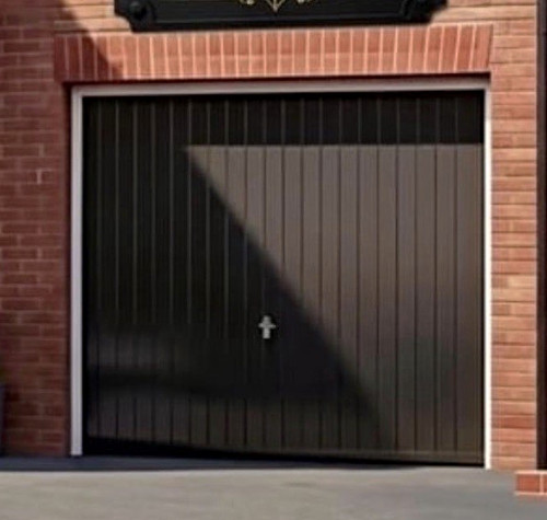 Black garage door - (brand,