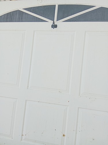 Fiberglass white garage door - fiberglass,